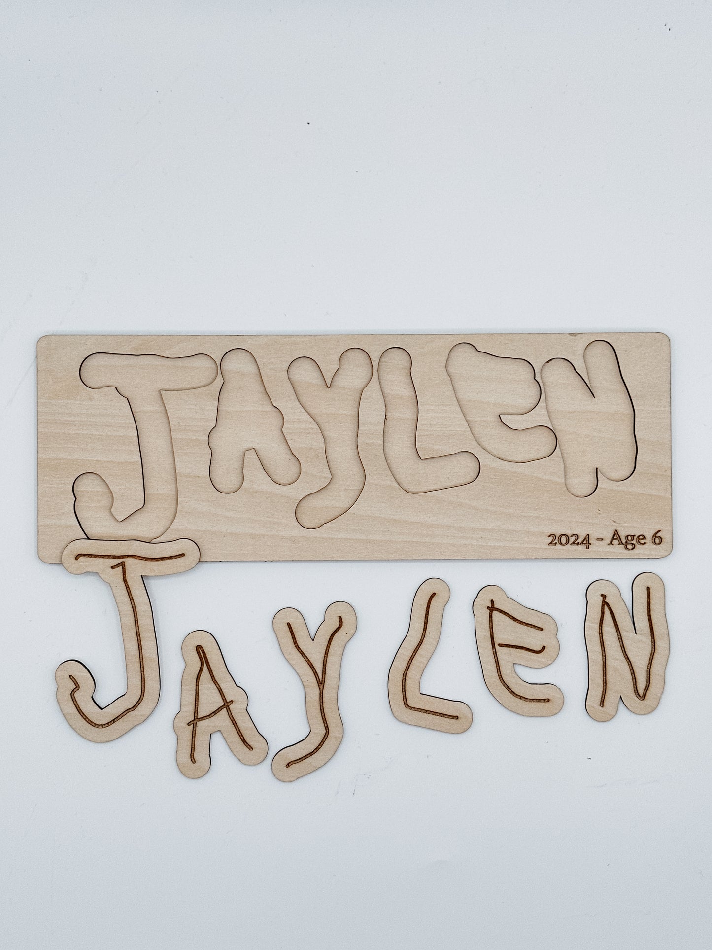 Wooden Handwritten Name Puzzle