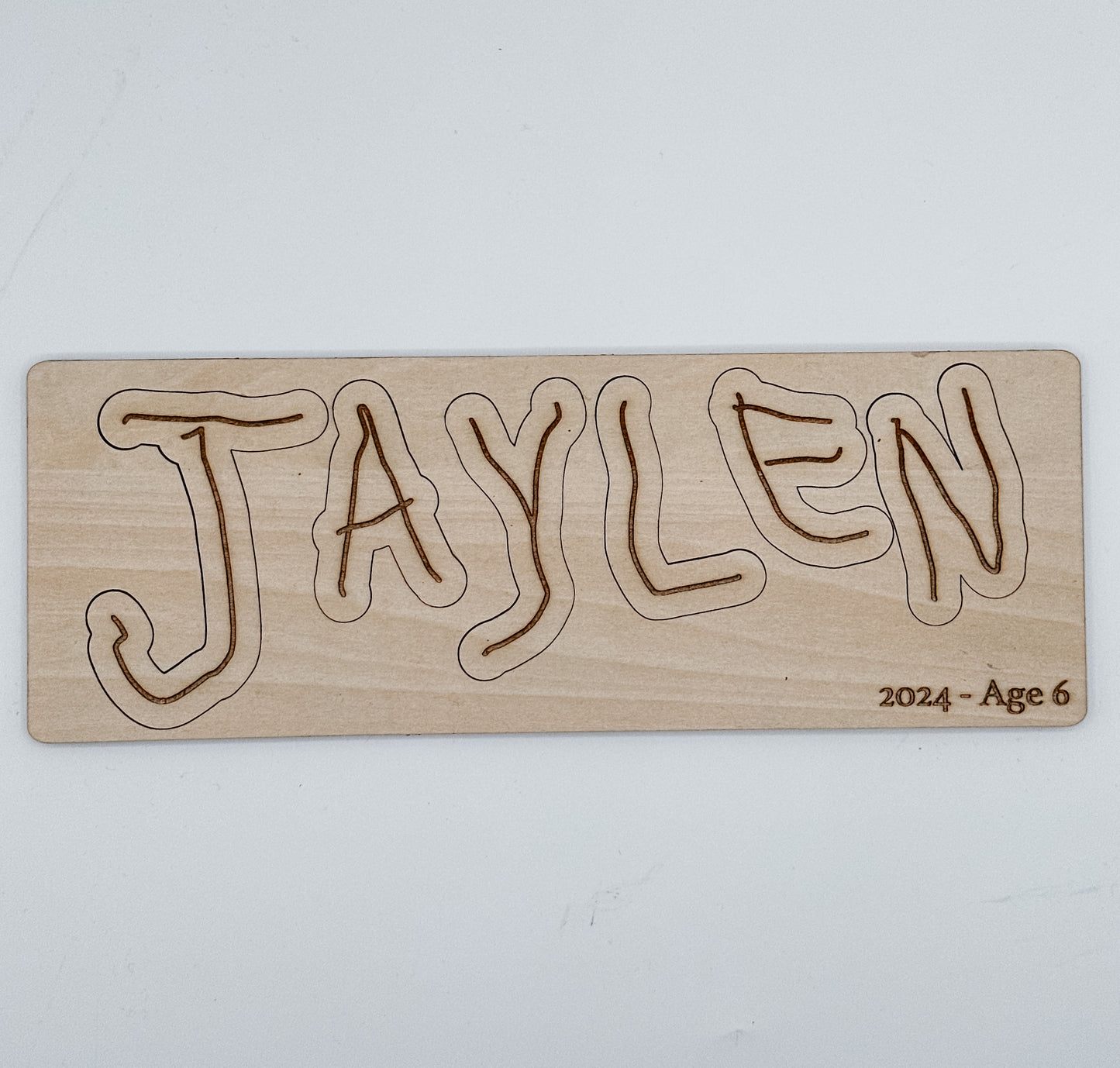 Wooden Handwritten Name Puzzle