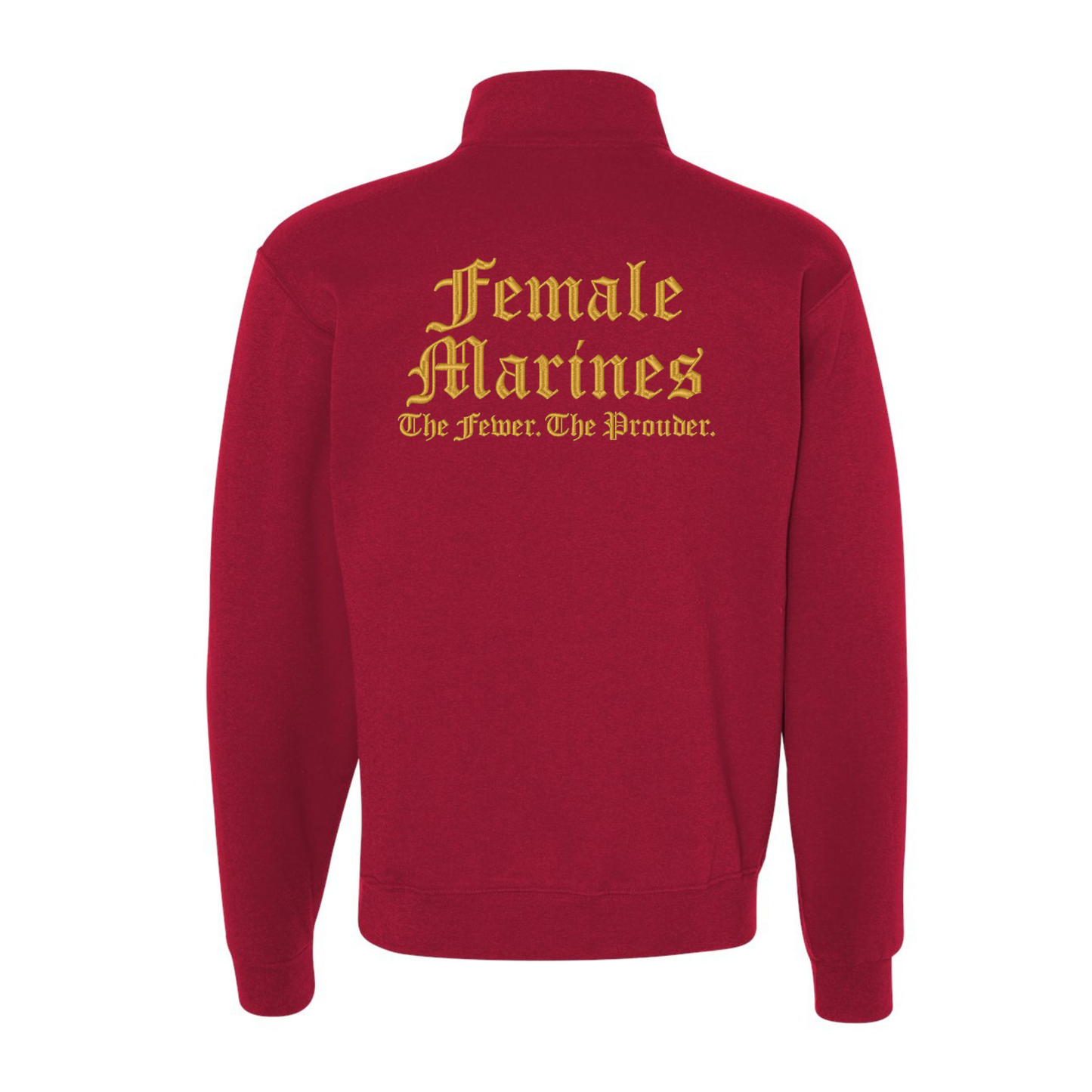 Female Marines Embroidered 1/4 Zip