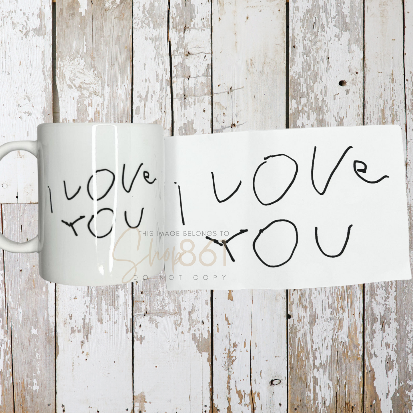 Written Note Keepsake Tumbler or Mug