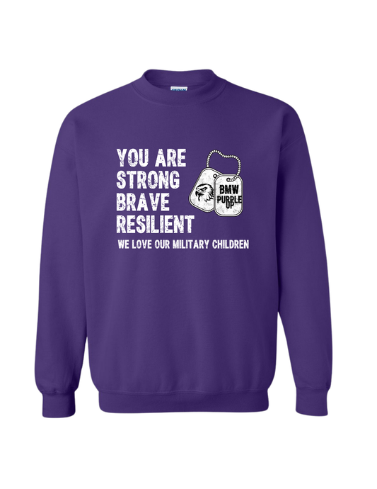 BMW Purple Up Crewneck