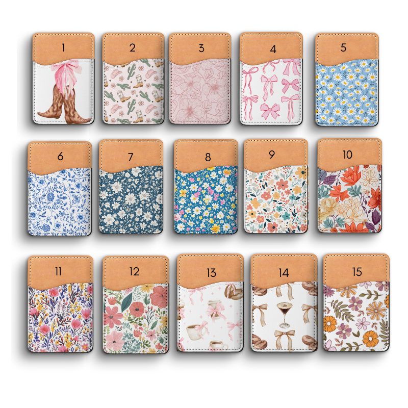 Adhesive Phone Card Holder